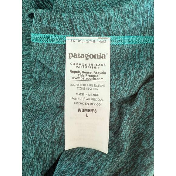 Patagonia Seabrook Sleeveless Mini Athletic Dress Teal Size Large - Picture 4 of 7